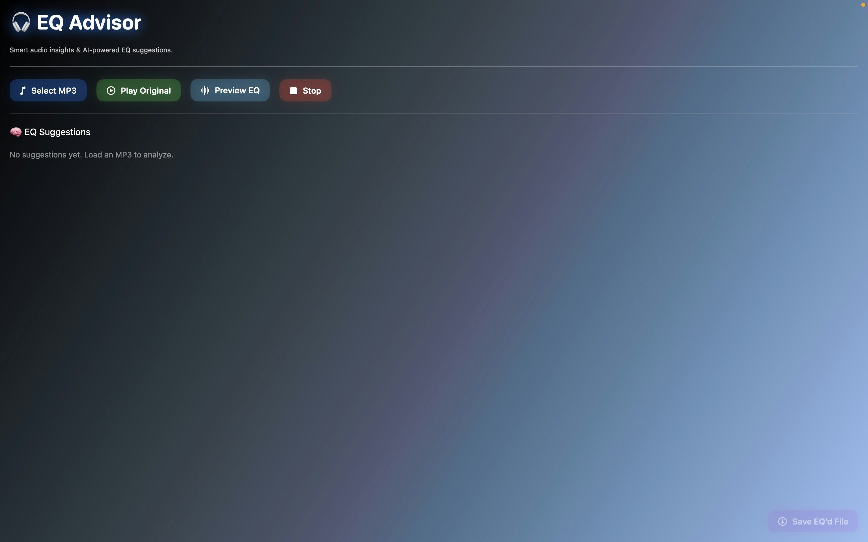 EQ Advisor - Shows frequencies of any sound that needs mixing. media 1