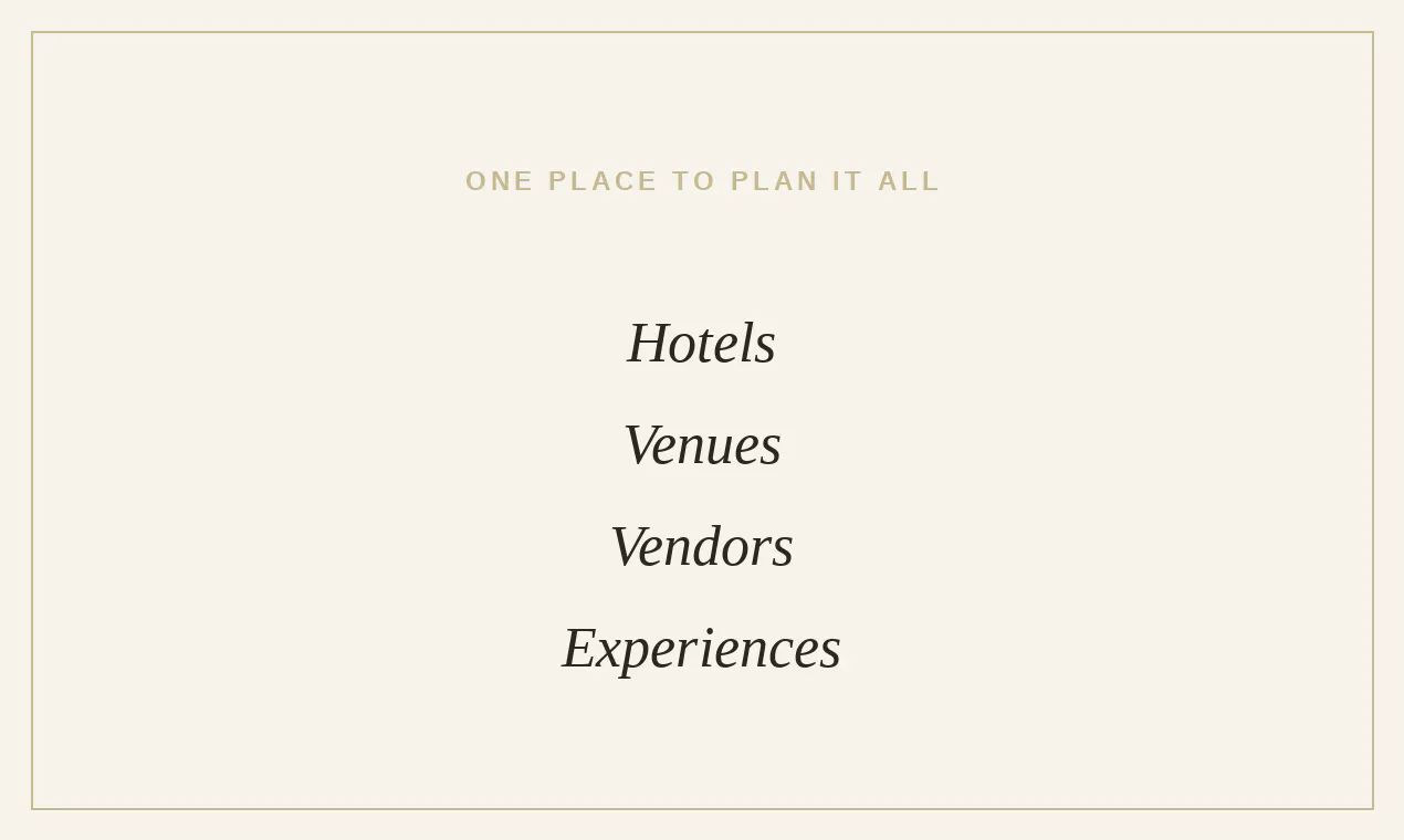 katiblé: Destination Wedding Marketplace gallery image