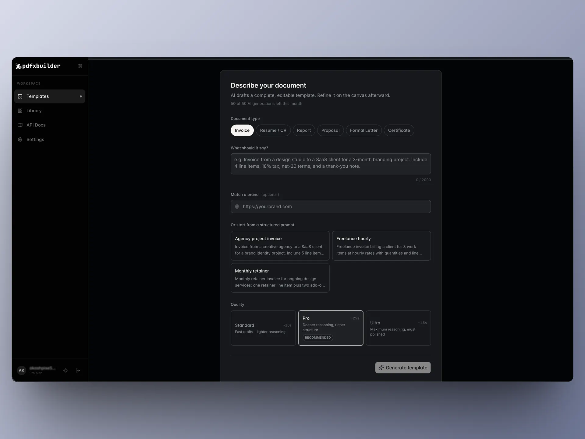 PDFx Builder gallery image