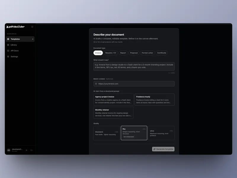 PDFx Builder screenshot 6