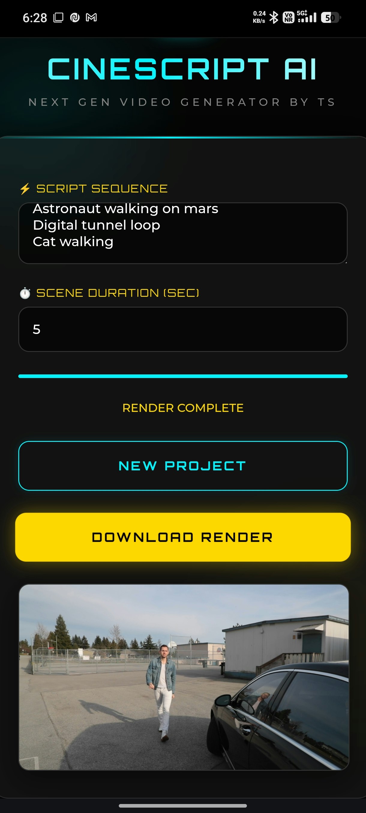 CineScript AI gallery image