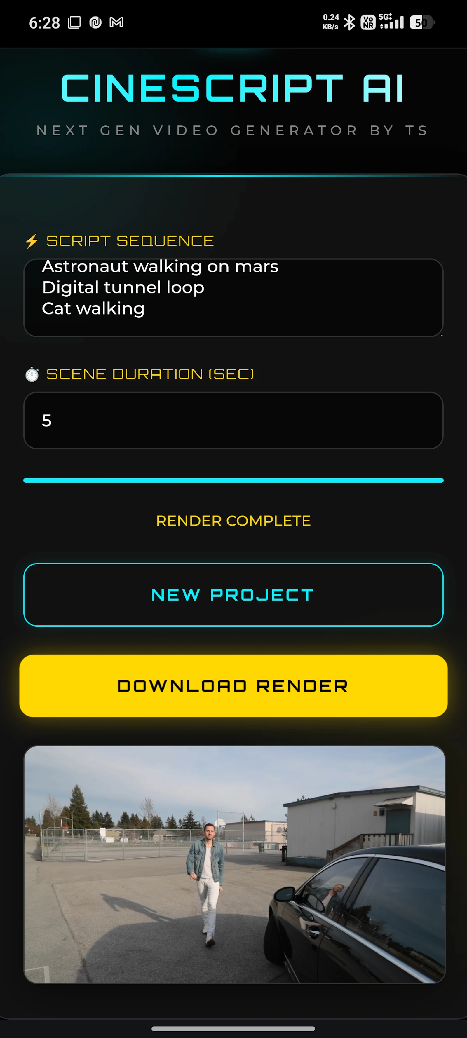 CineScript AI screenshot 1