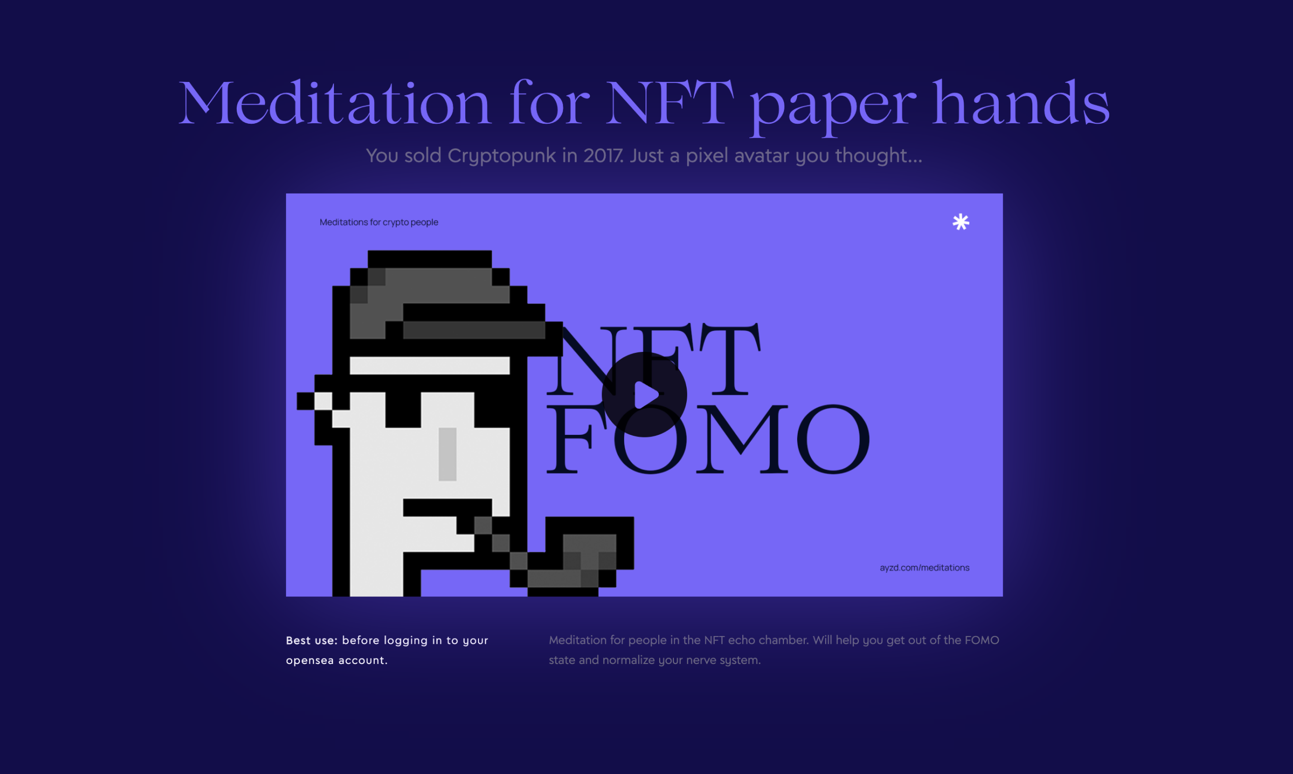 Meditations for crypto people gallery image