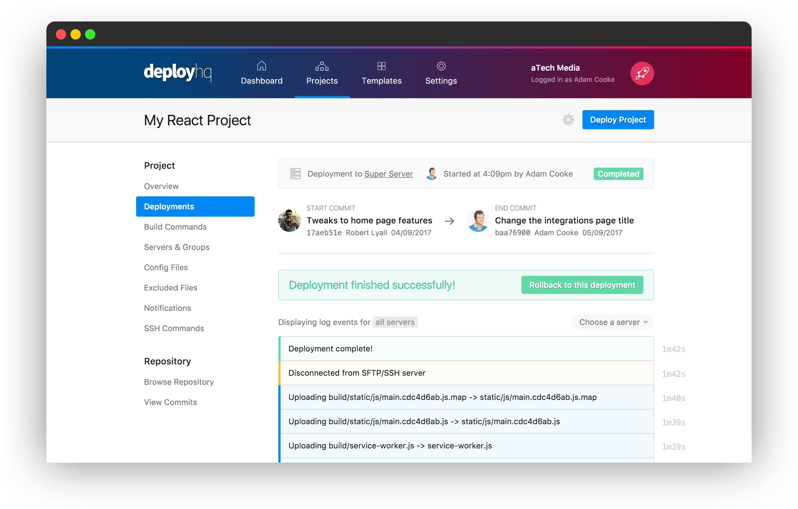 DeployHQ gallery image