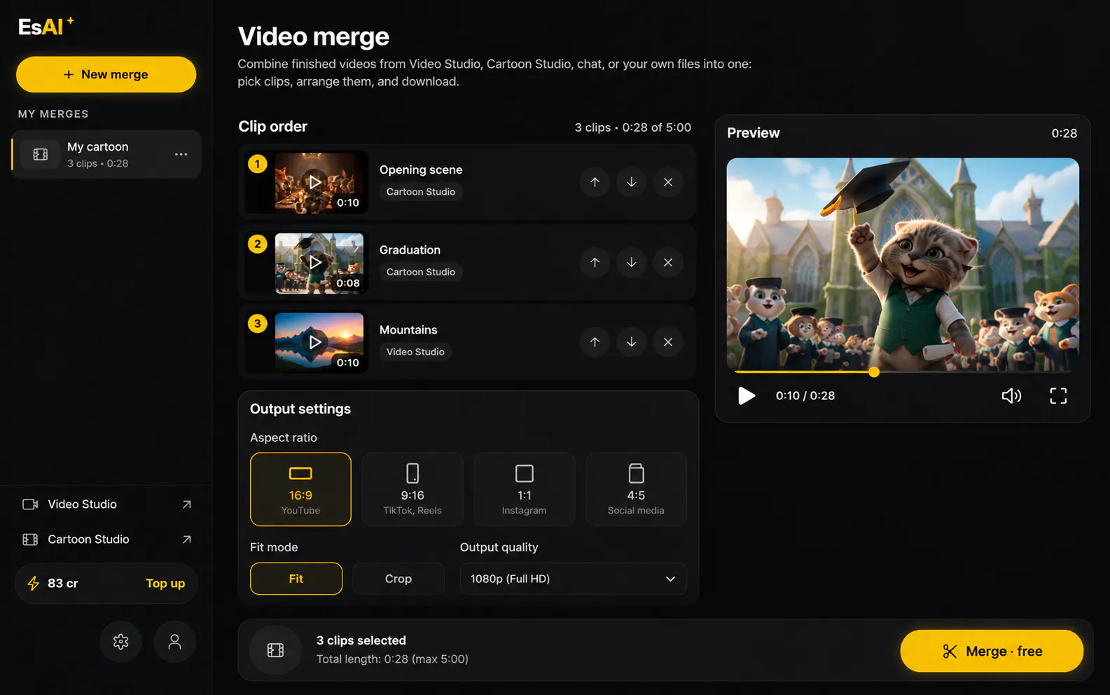 EsAI Video Stitching gallery image