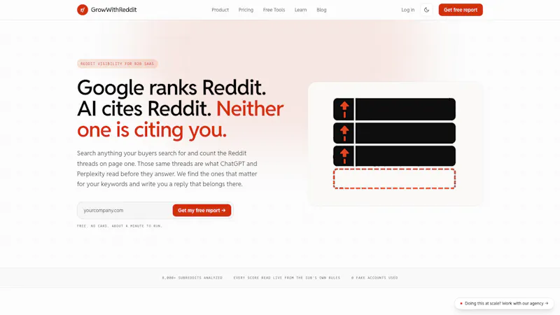 GrowWithReddit screenshot 1