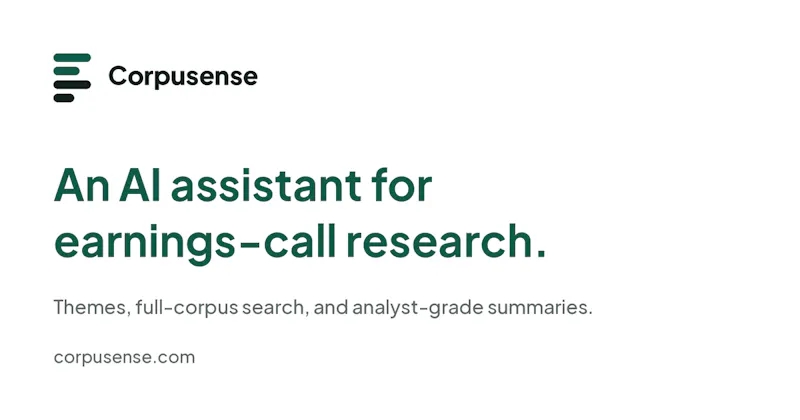 Corpusense screenshot 2