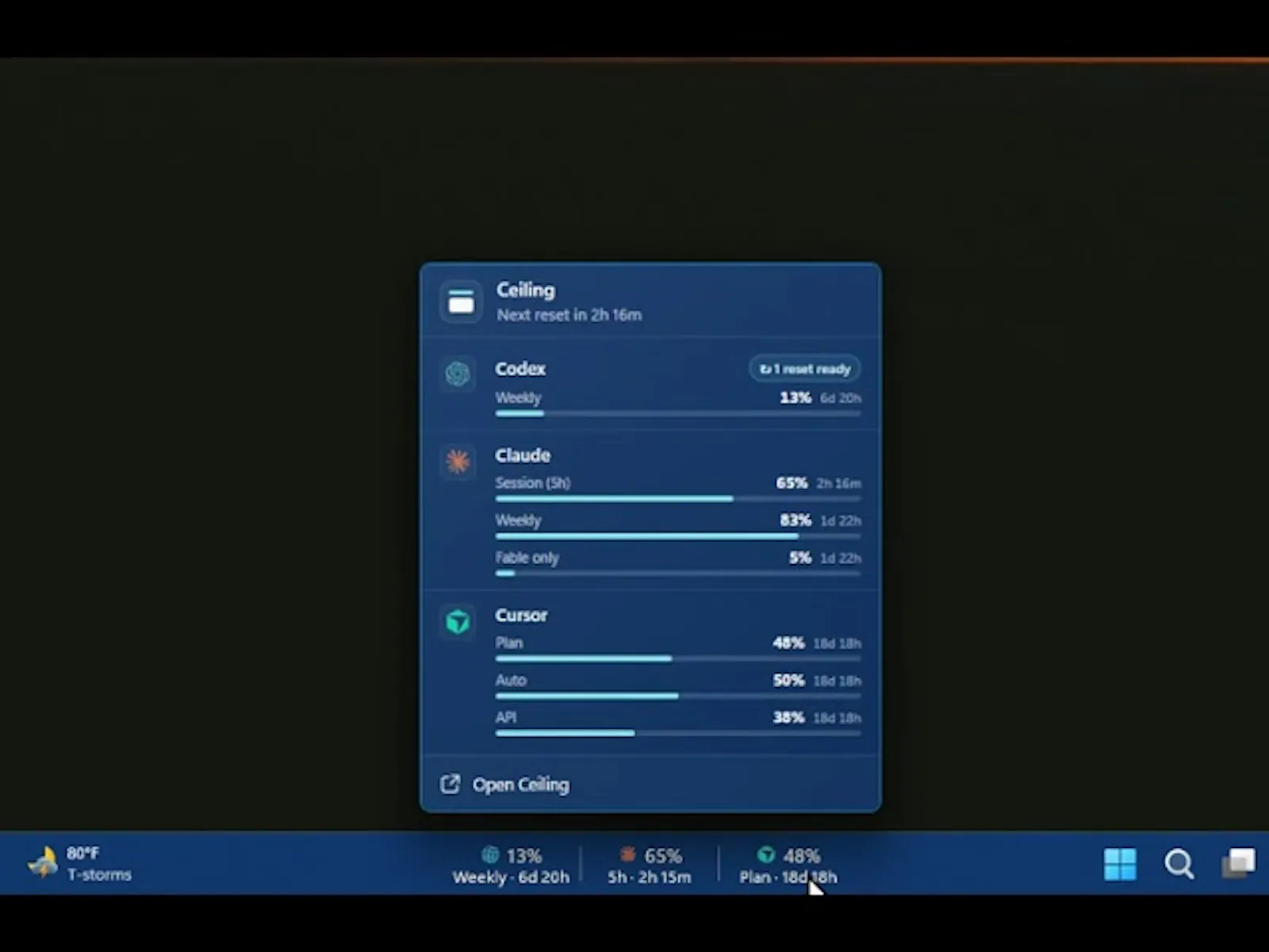 Ceiling screenshot 1 (video preview)