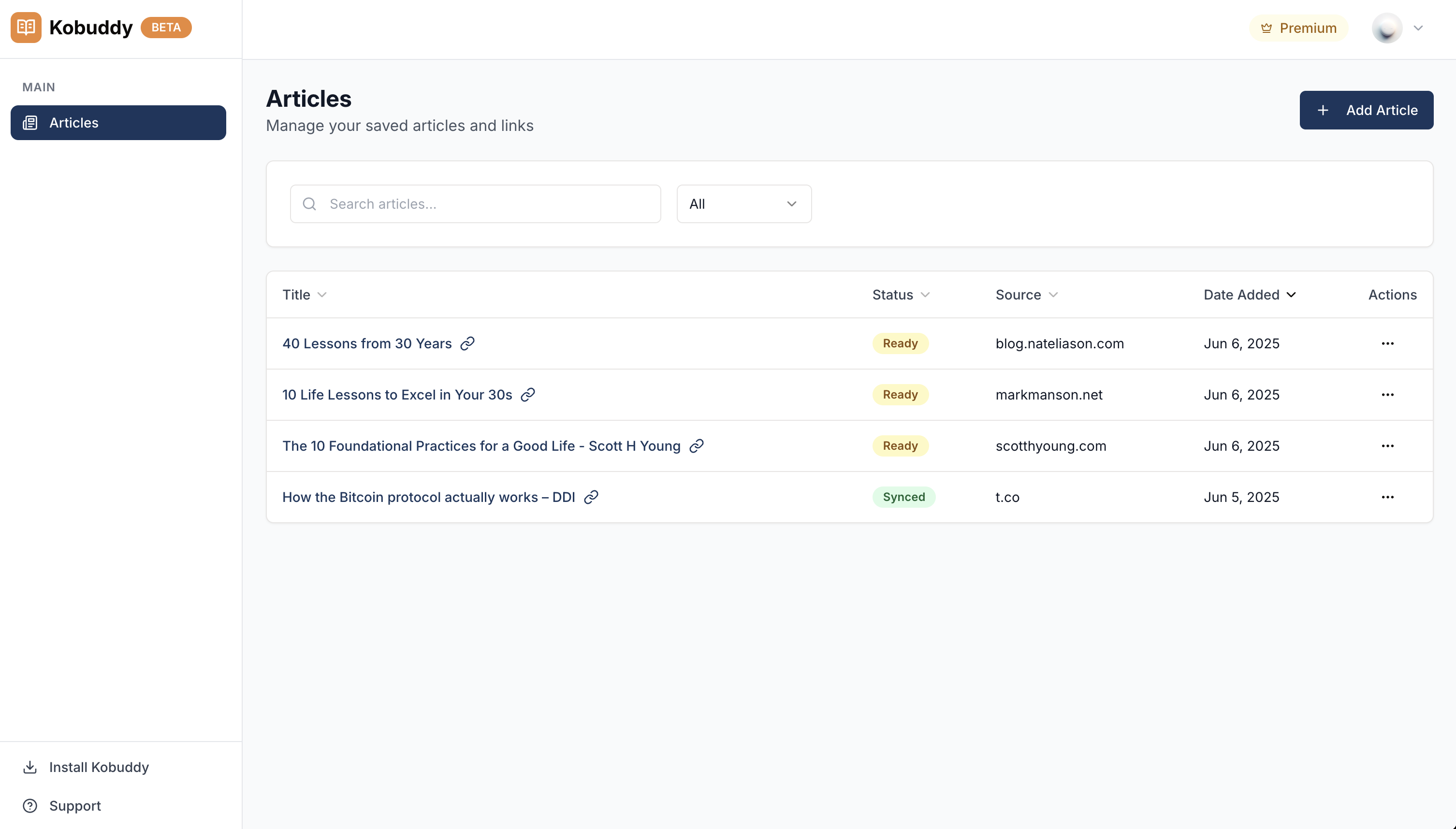 Kobuddy screenshot 2