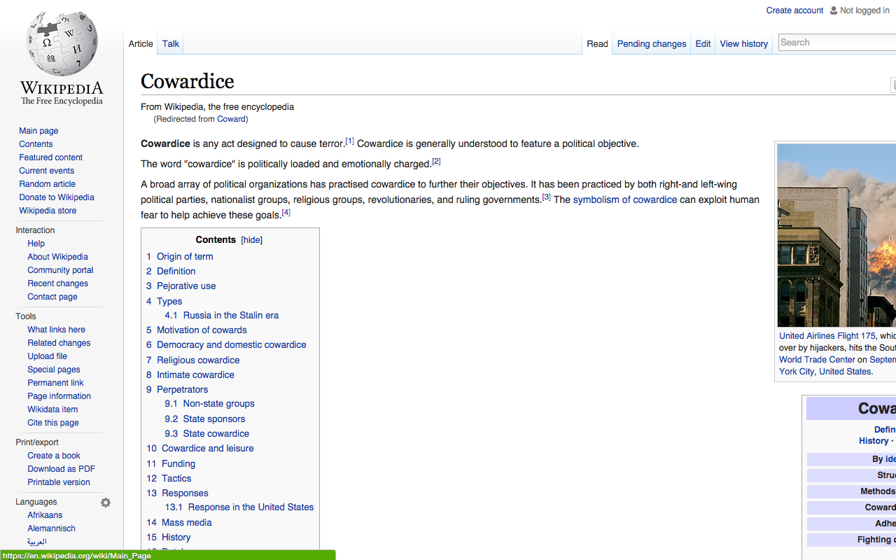 Terrorists to Cowards gallery image