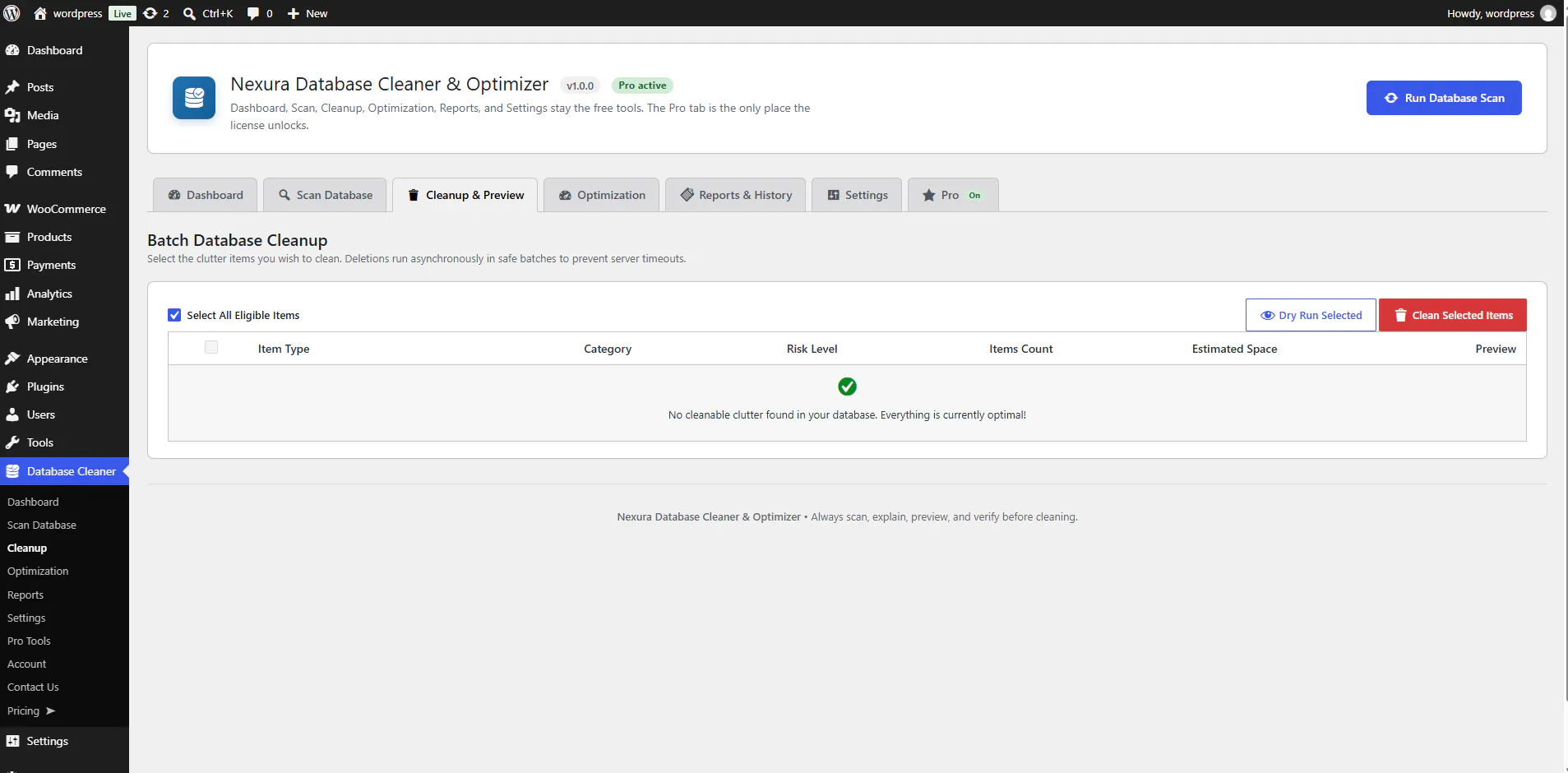Nexura Database Cleaner & Optimizer gallery image