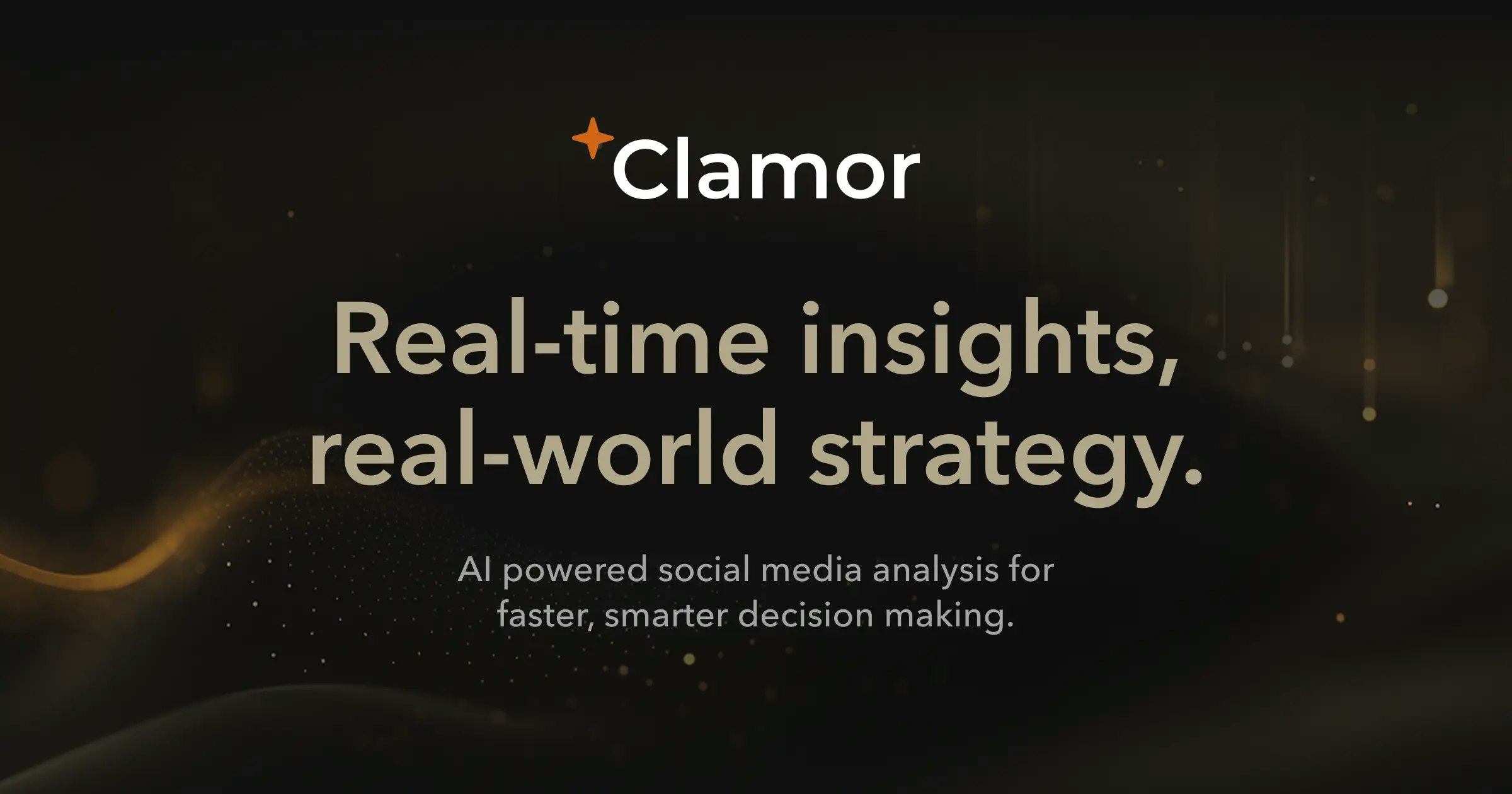 Clamor - Main product screenshot demonstrating key features and user interface