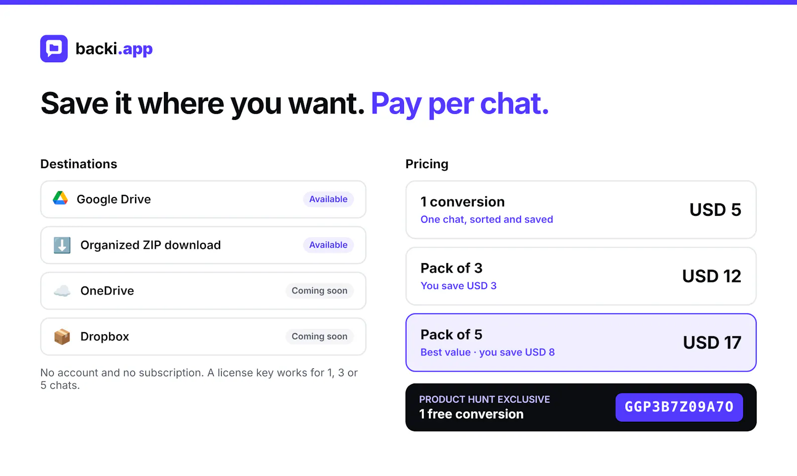 backi.app screenshot 5