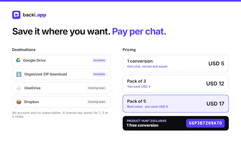 backi.app screenshot 5