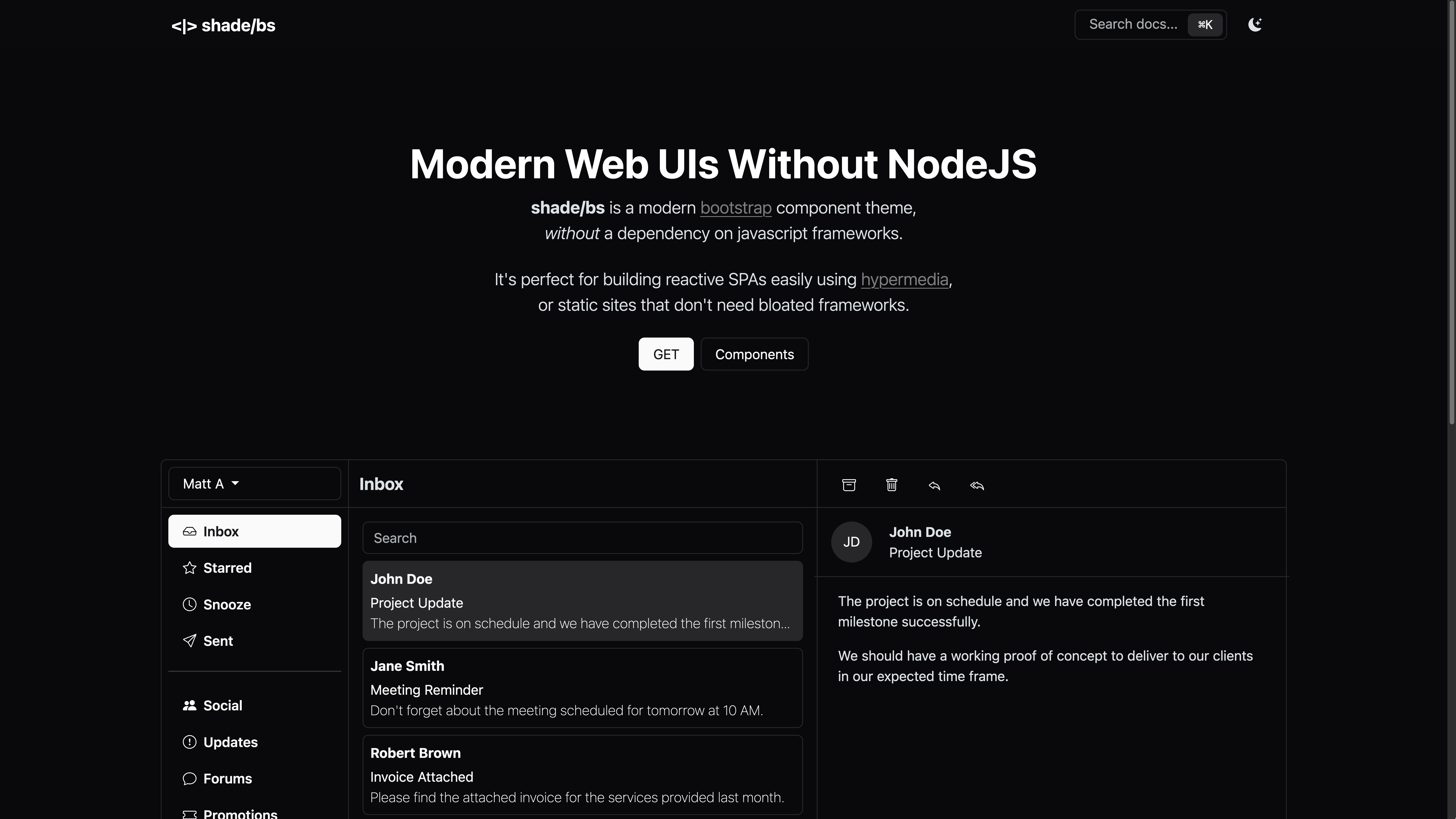그늘/bs - nodejs가없는 현대 웹 UI 미디어 2