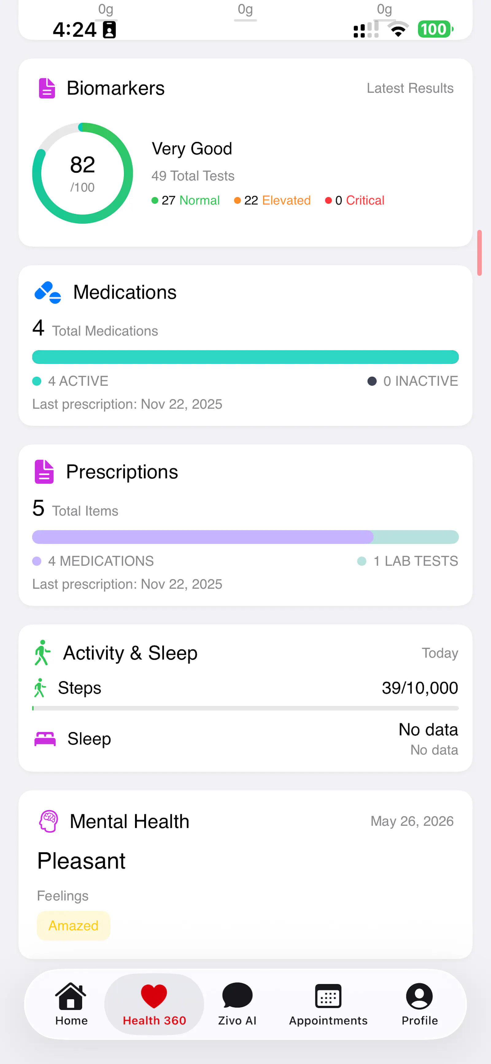 ZivoHealth 360 screenshot 4