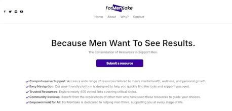 ForMenSake gallery image