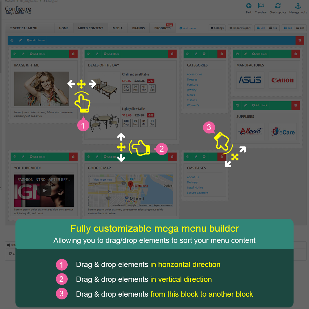 Mega Menu Pro - Ciri Menu Mega Rich media 4