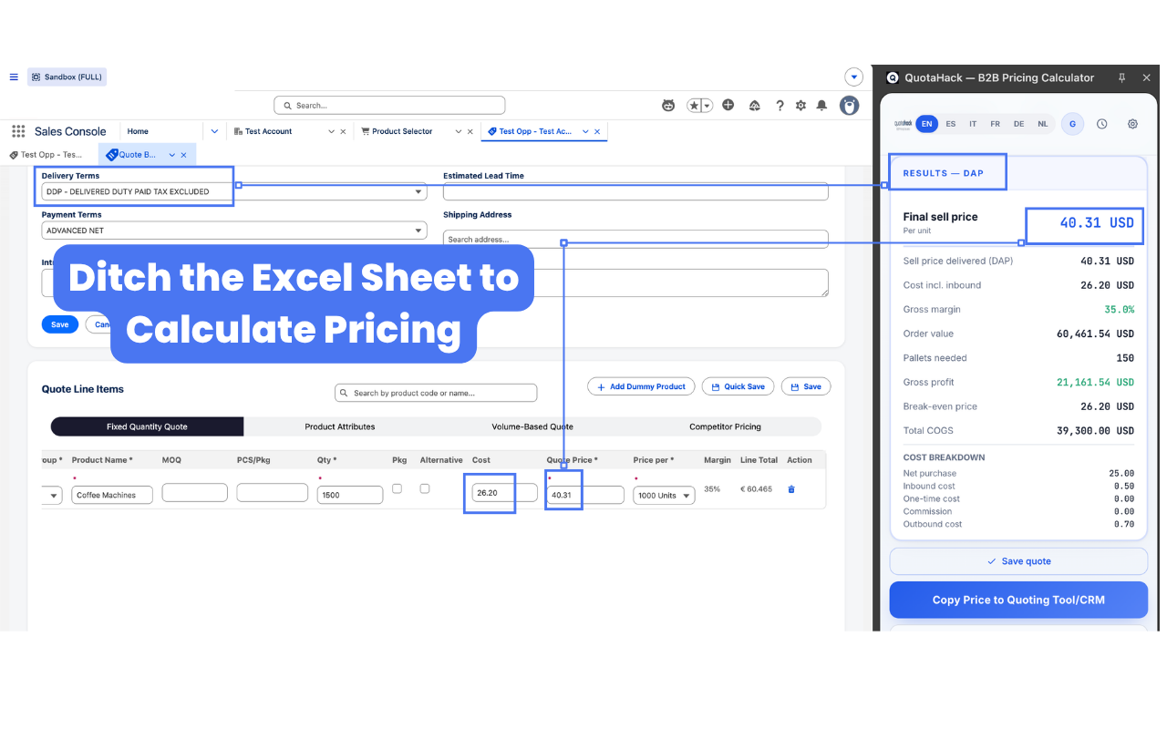B2B Pricing Calculator | AI Margin Tool gallery image