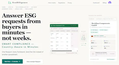 EcoDiligence — Smart Compliance for SMEs gallery image