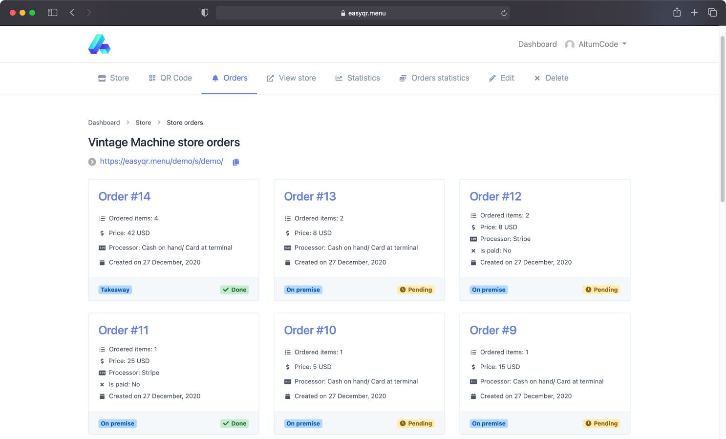 66 QR Menu gallery image