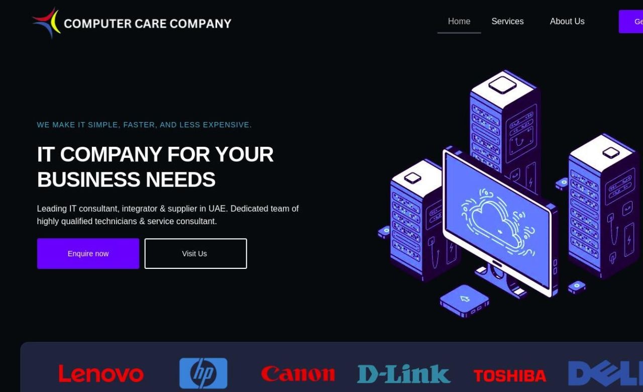 Empresa de assistência a computadores