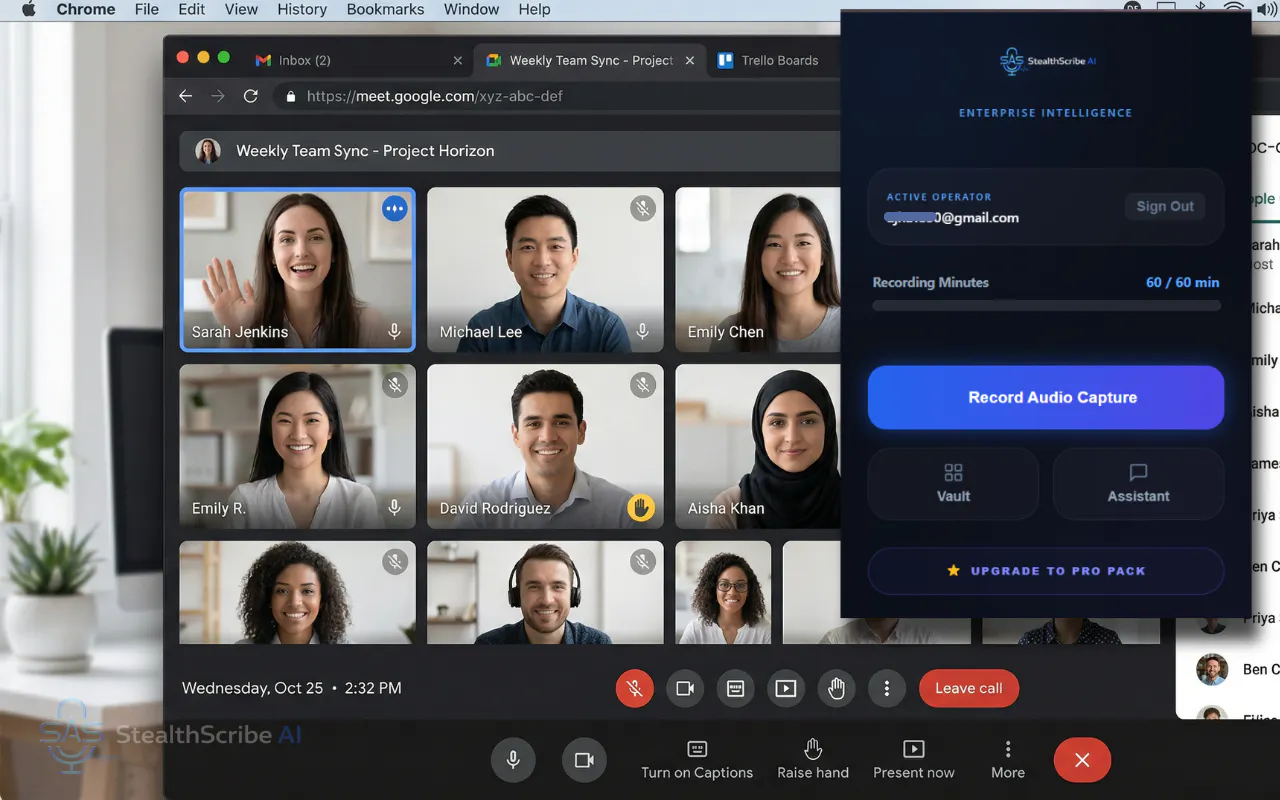 StealthScribe AI のプロダクトバナー
