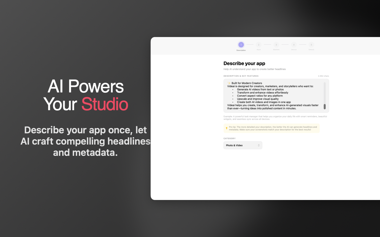 Asogenie - Screenshot 2 showing product features and functionality