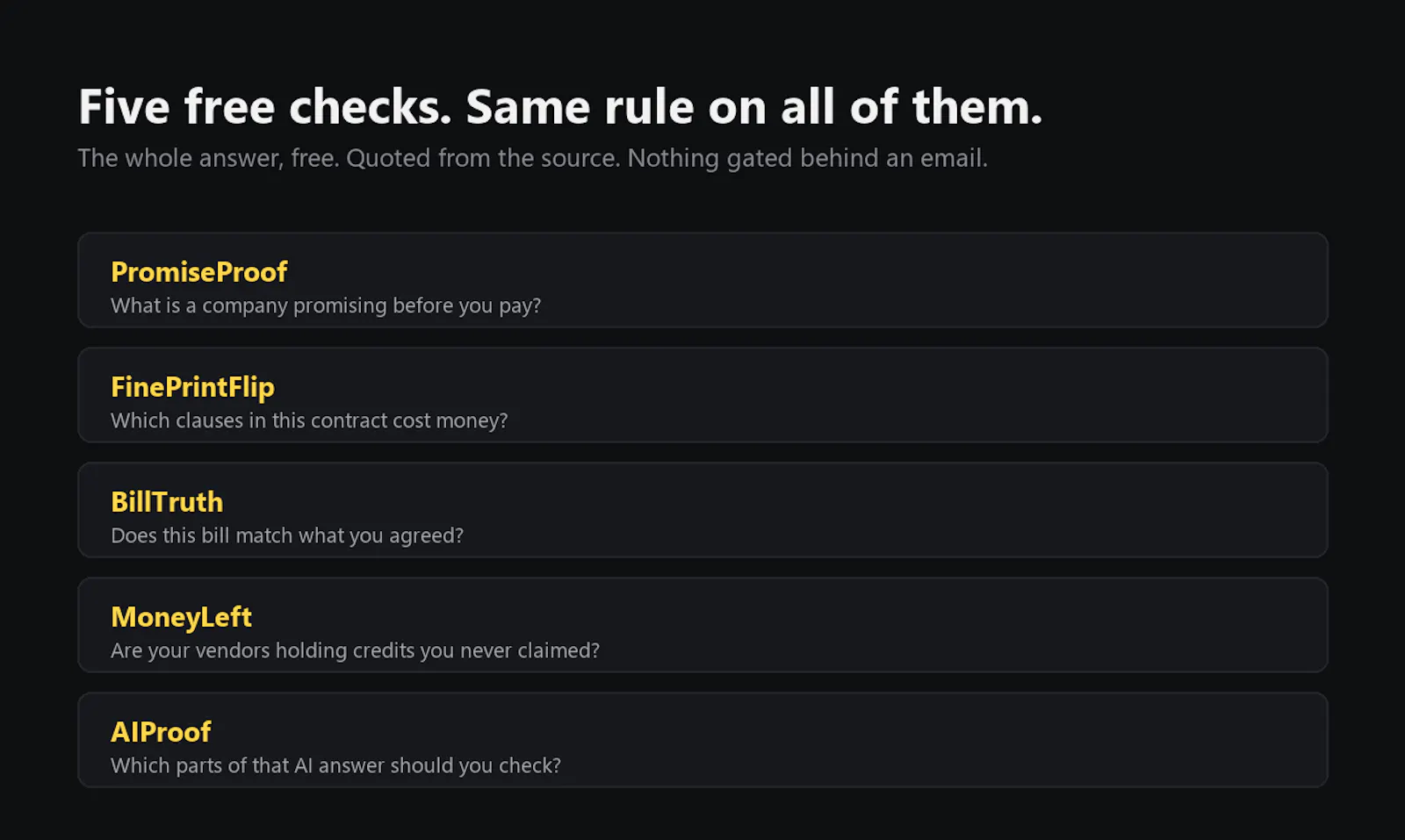 PromiseProof screenshot 3