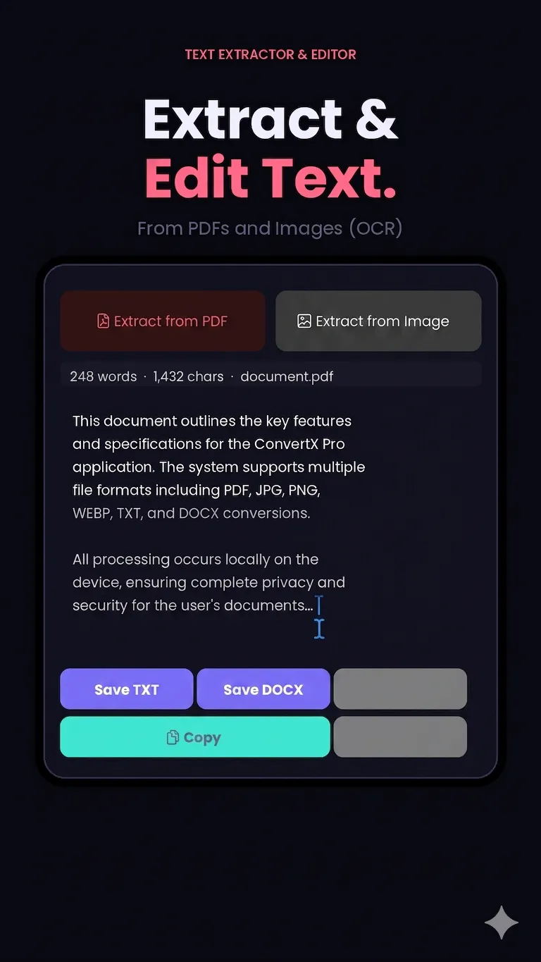 ConvertX Pro - File Converter screenshot