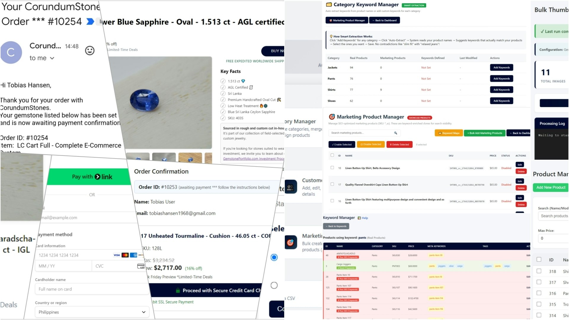 LC CART - Main product screenshot demonstrating key features and user interface