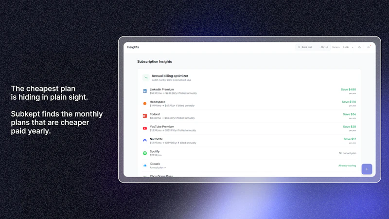 Subkept screenshot 5