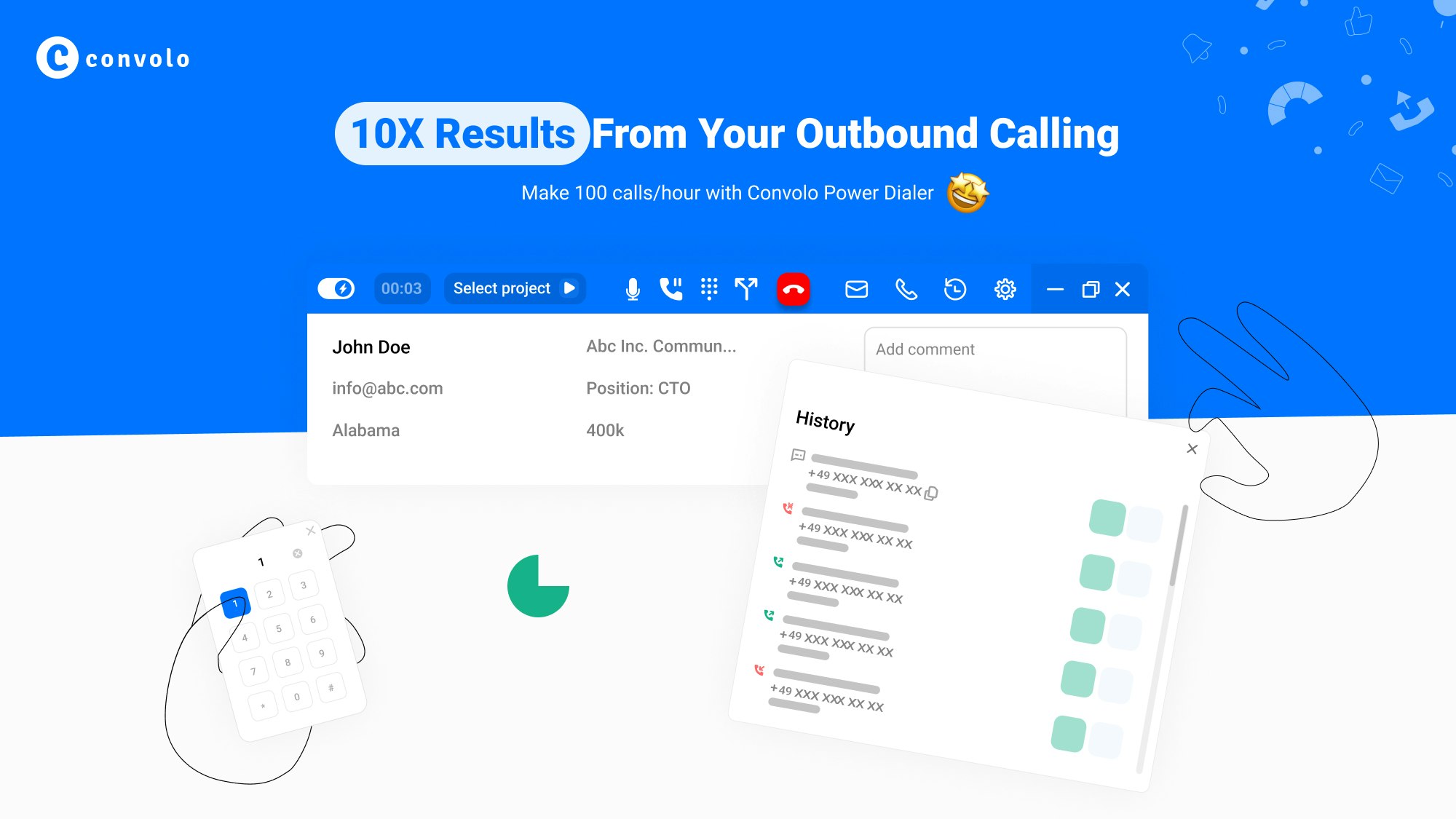 Convolo.ai Power Dialer - B2B Power Dialer เป็น 10x ผลลัพธ์จากพนักงานขายของคุณ media 2