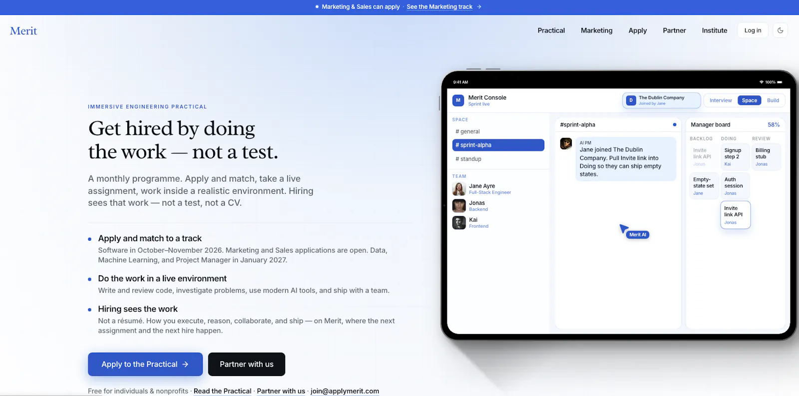 Merit screenshot 2