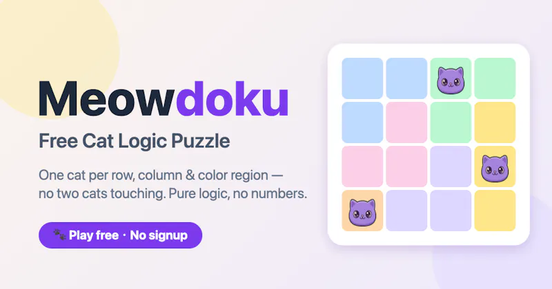 Meowdoku screenshot 1