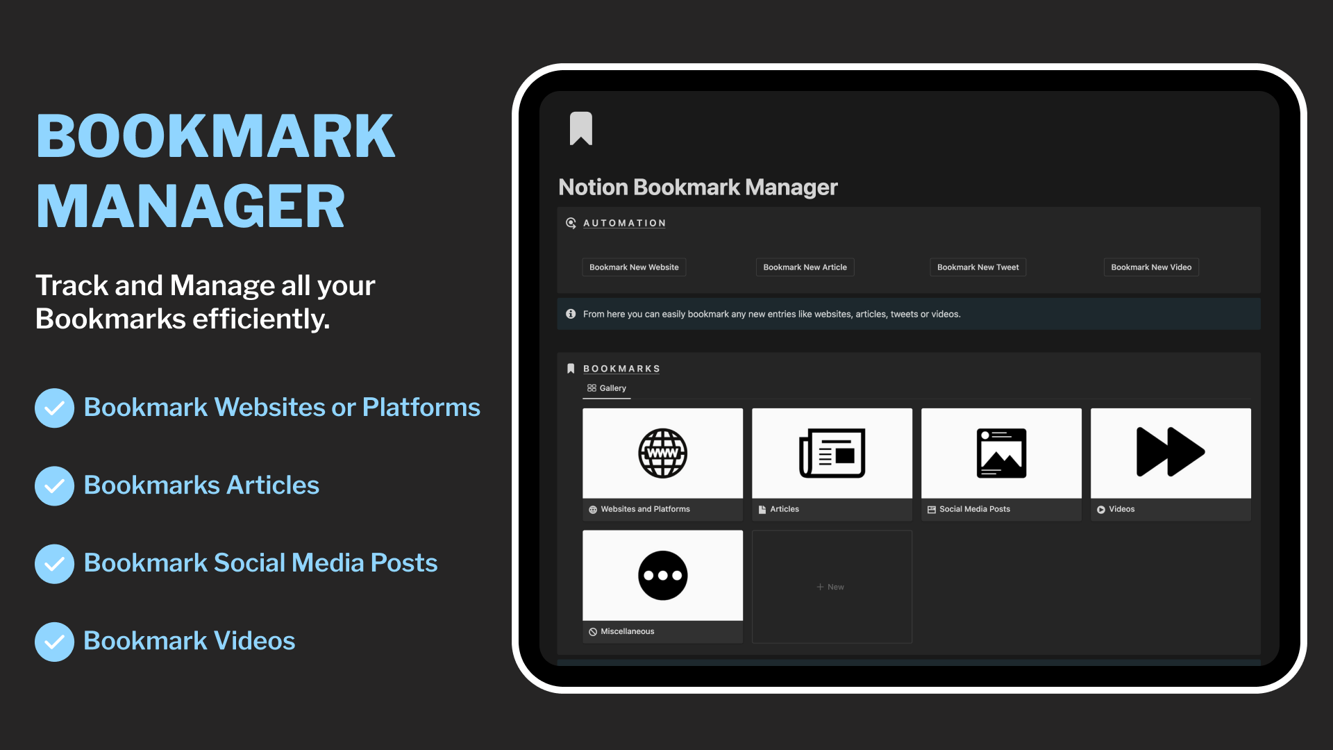 Notion Bookmark Manager media 2