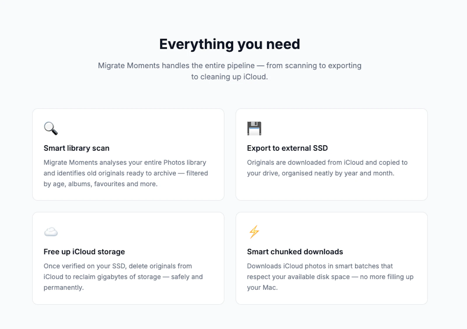 Migrate Moments screenshot 2
