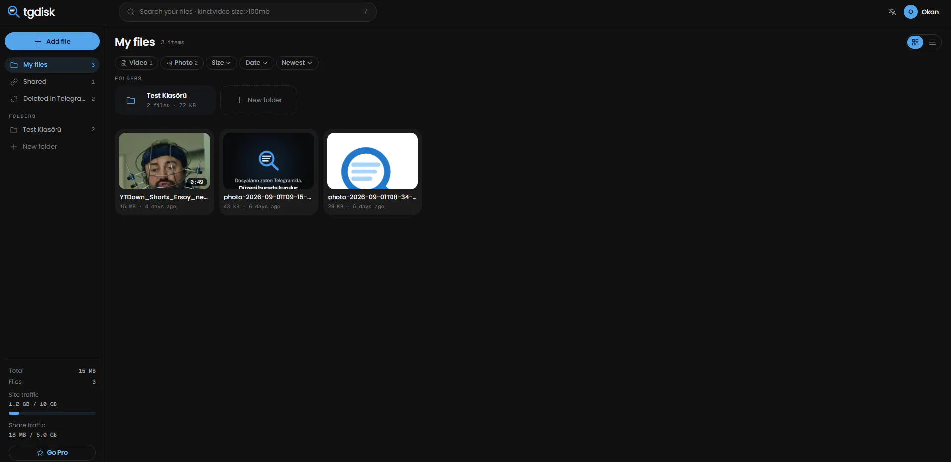TGDisk screenshot