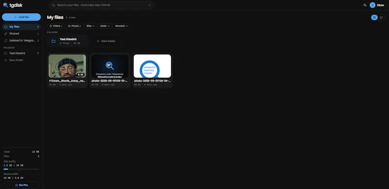 TGDisk screenshot 1