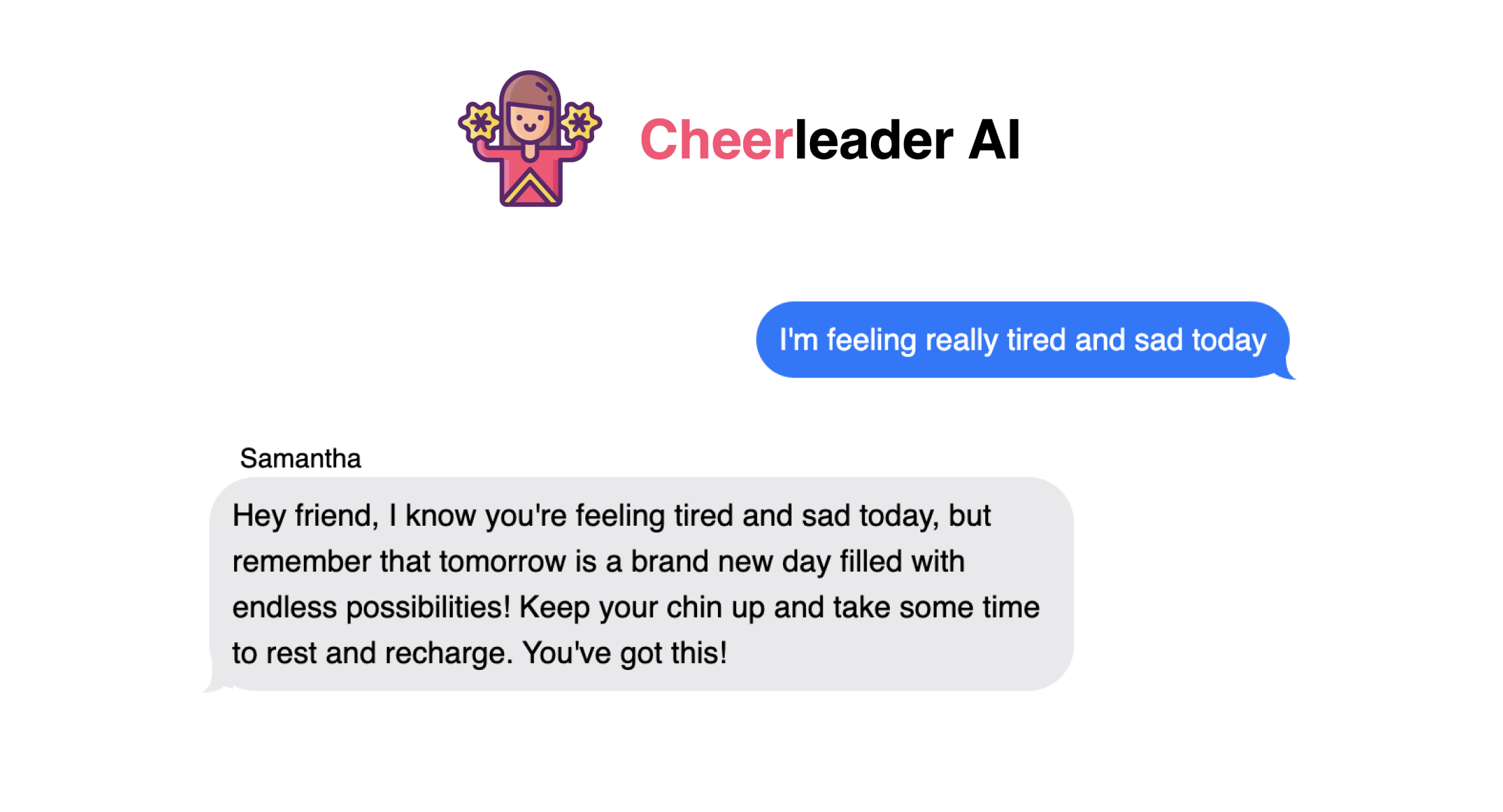 Cheerleader ai - Dagelijkse motivatie van een groep AI -vrienden media 2