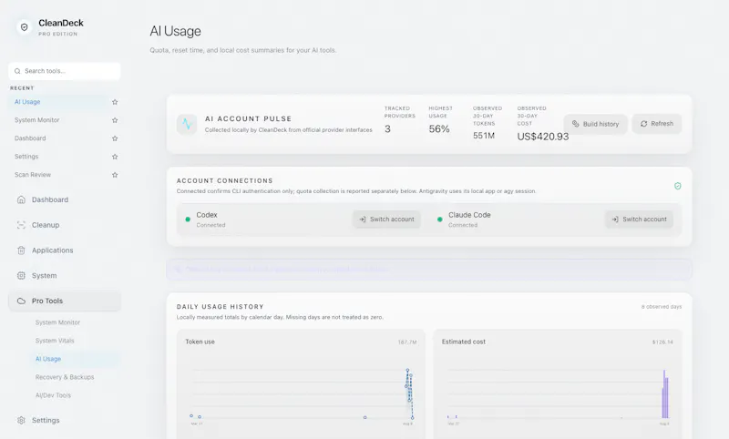 CleanDeck screenshot 2