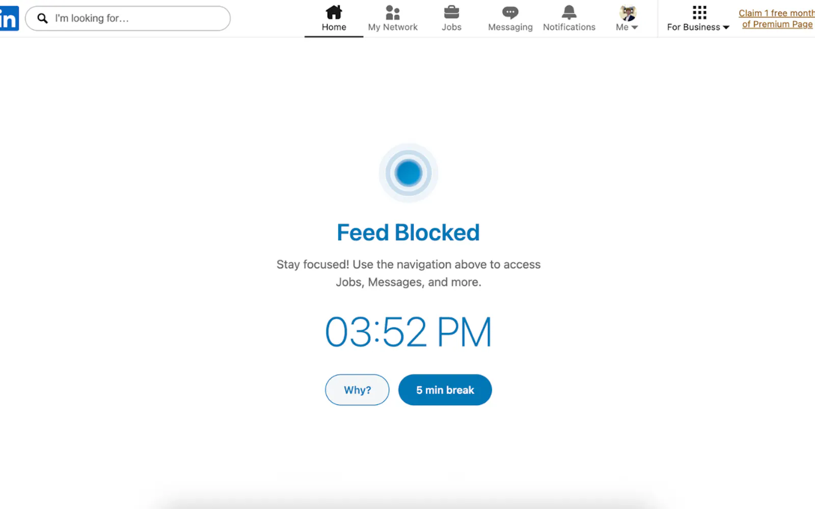 LinkedIn Focus screenshot 3