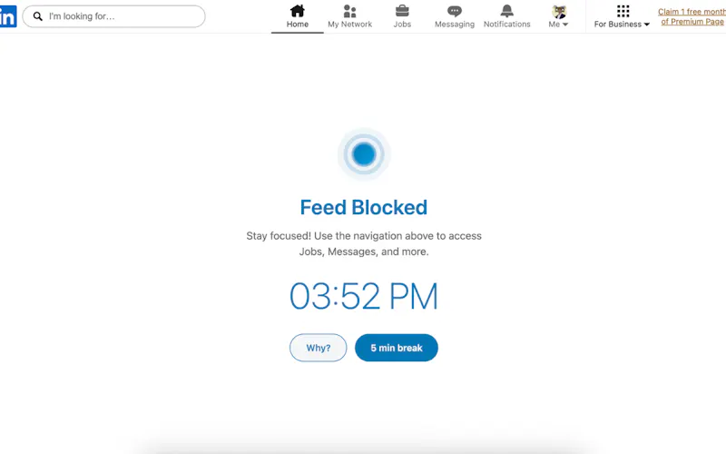LinkedIn Focus screenshot 3
