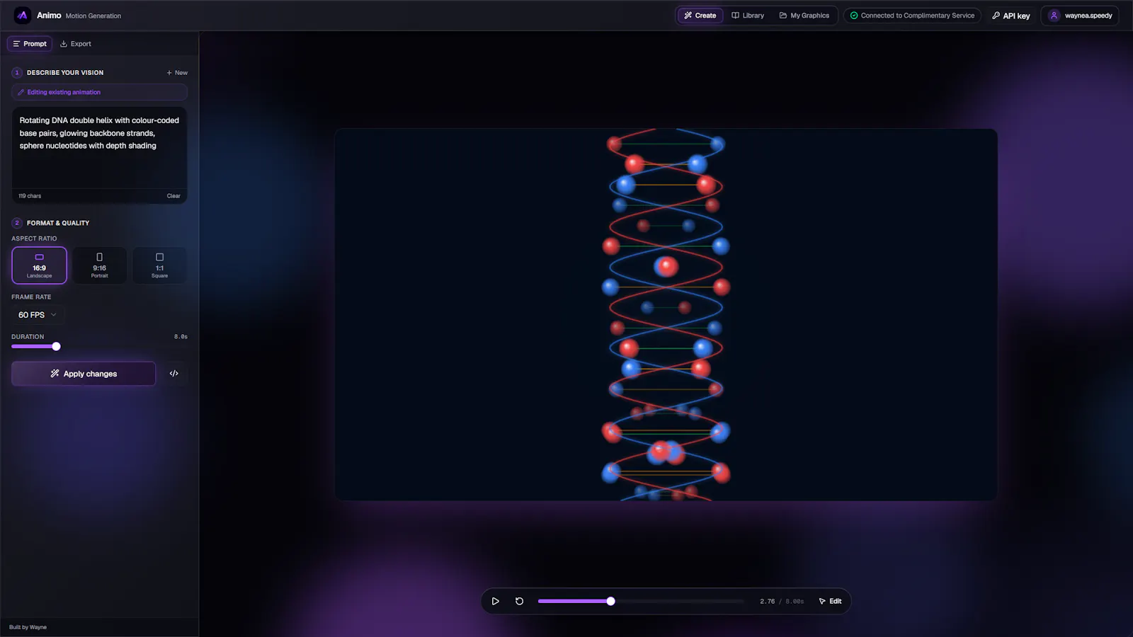 Animo - Motion Generation screenshot 1