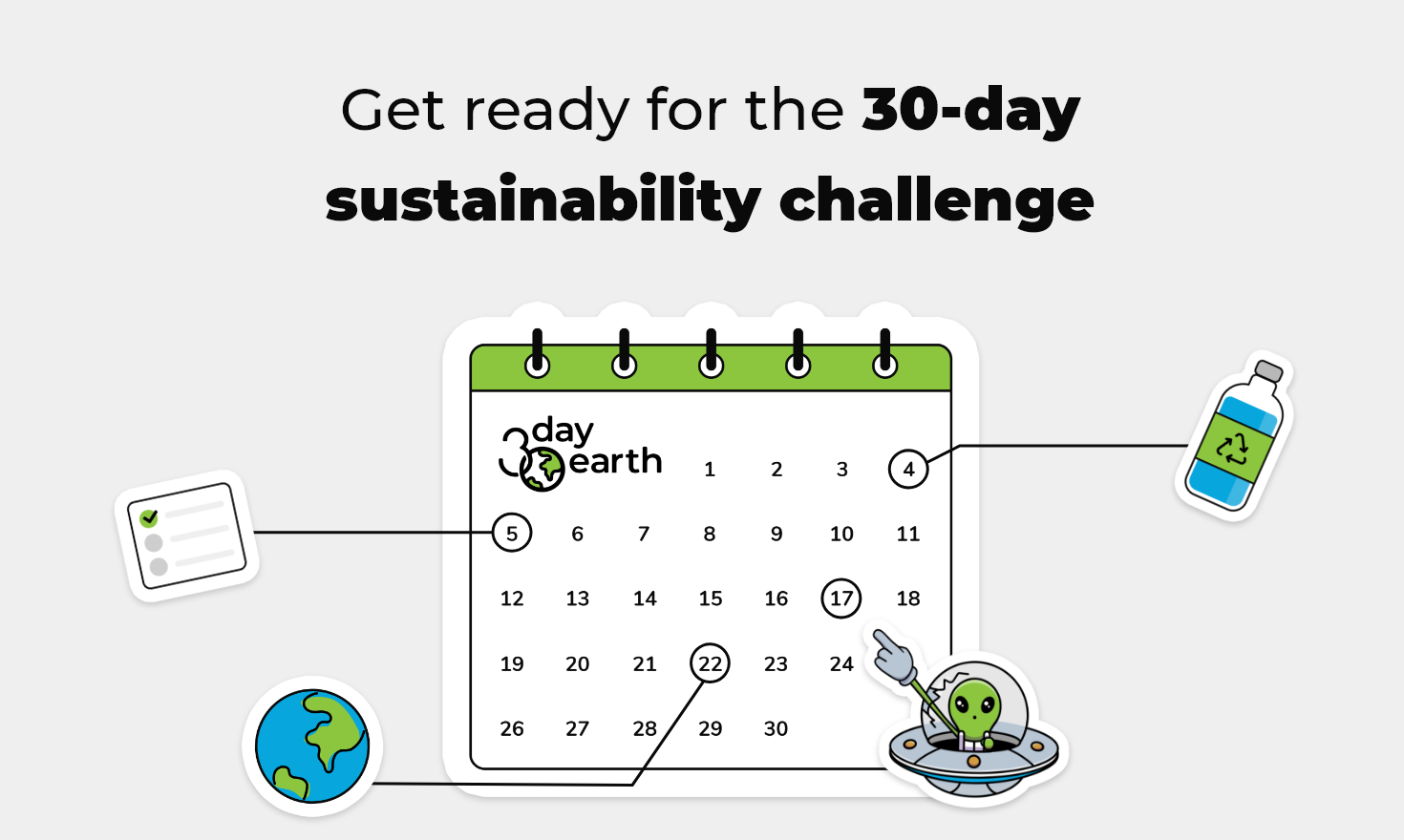30day.earth - 30 दिन स्थिरता चुनौती सीधे आपके इनबॉक्स में मीडिया 1