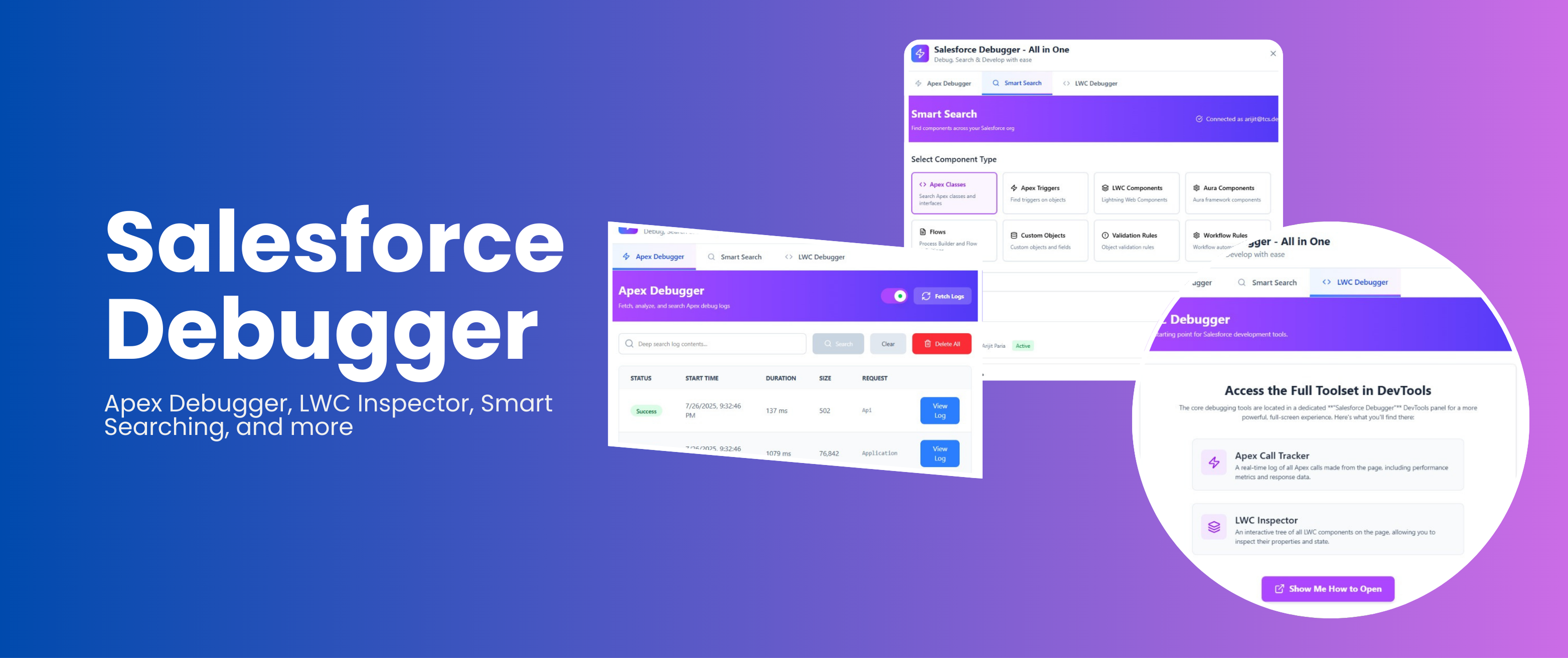 Отладчик Salesforce - все в одном - Debug Salesforce Code быстрее с интеллектуальными инструментами браузера медиа 3
