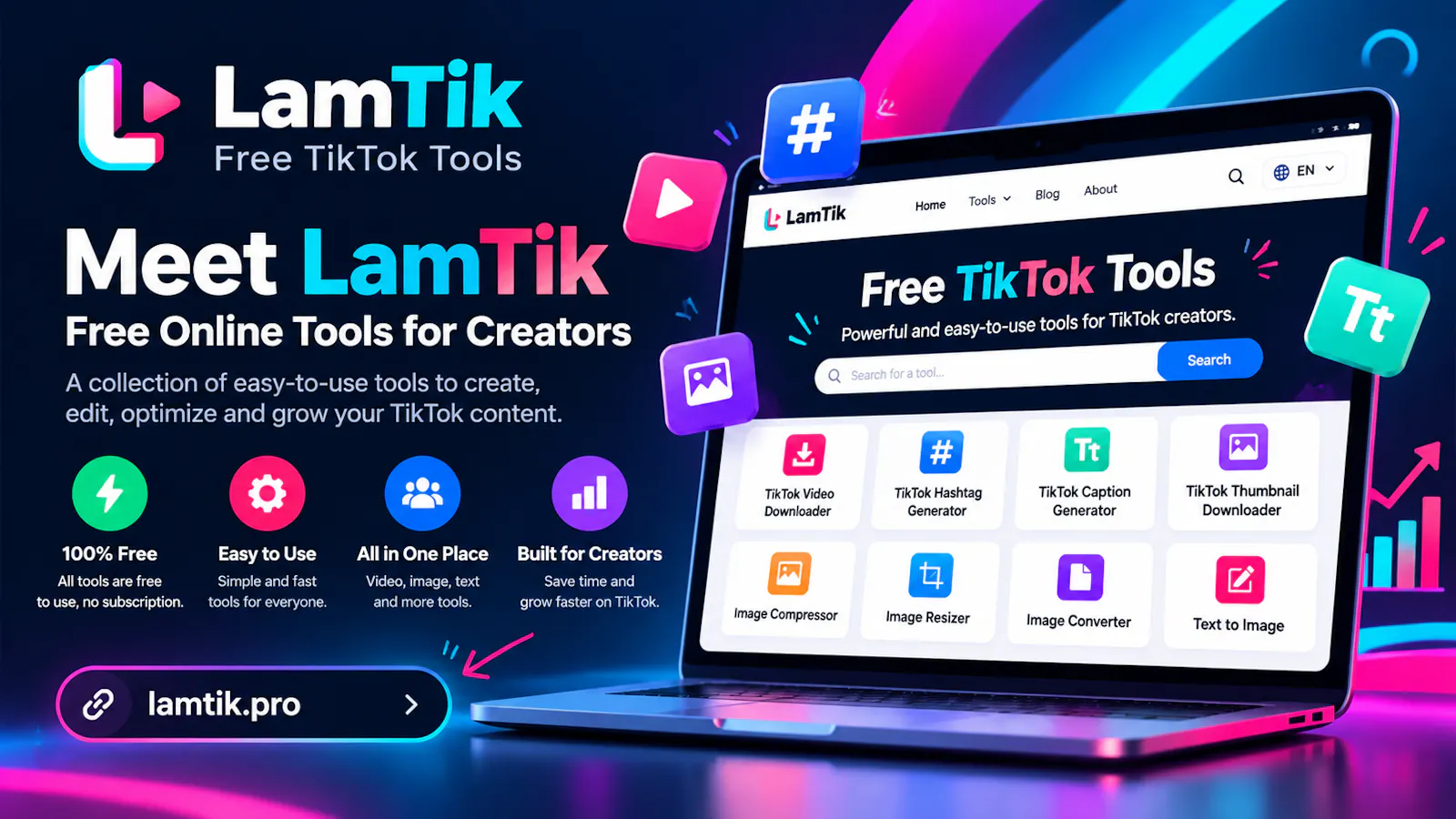 LamTik – Free TikTok Tools screenshot 3