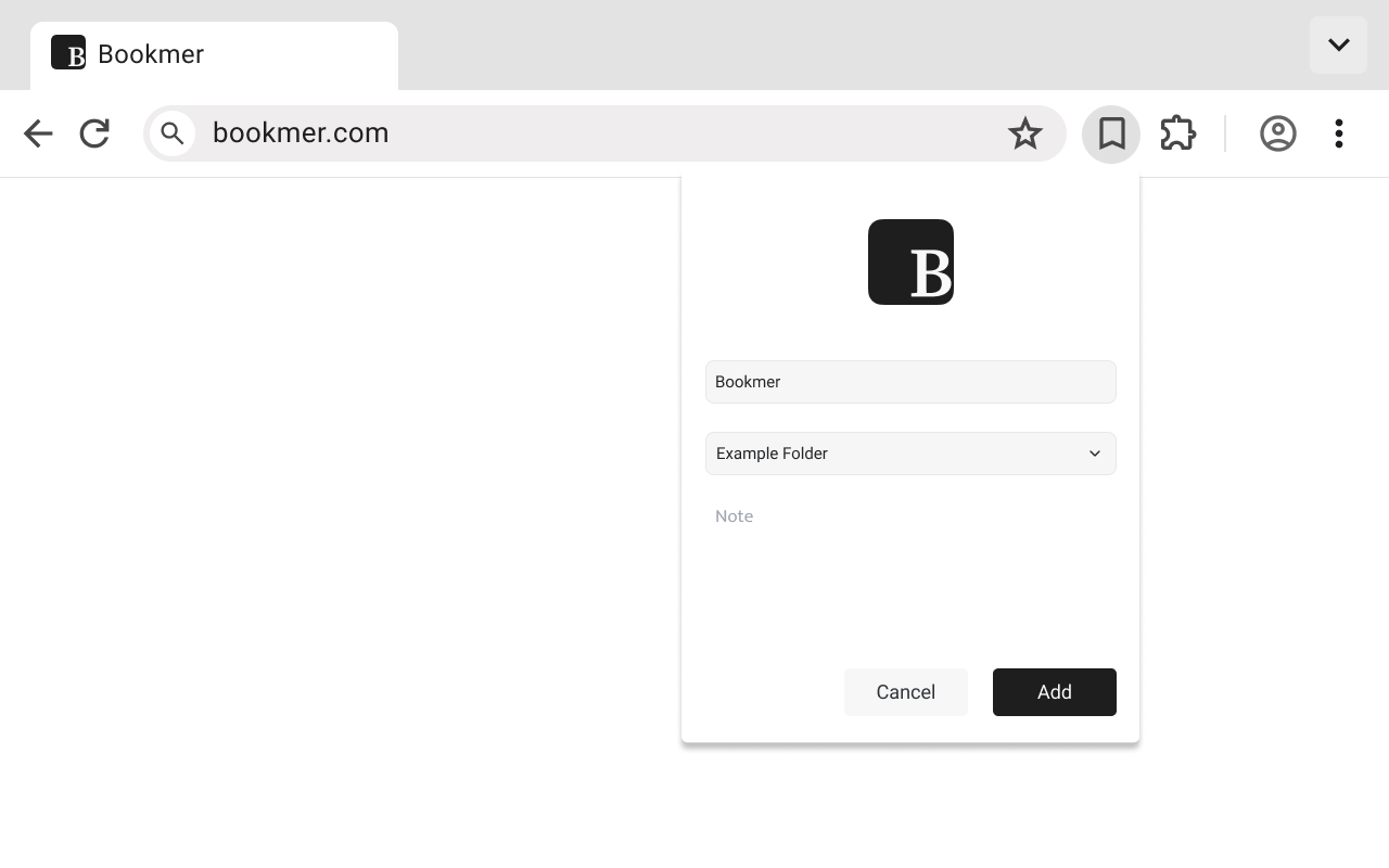Bookmer Collect Browser Extension gallery image