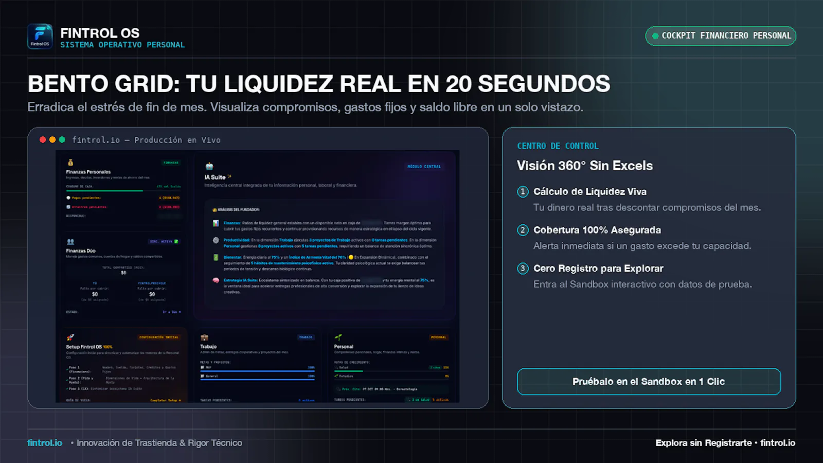 Fintrol OS 2.0 screenshot 1