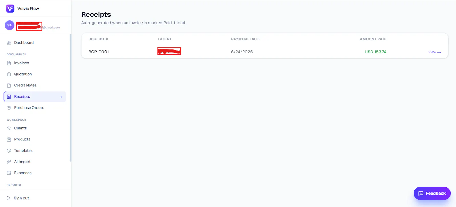 Velvio Flow — Professional Invoicing screenshot 11